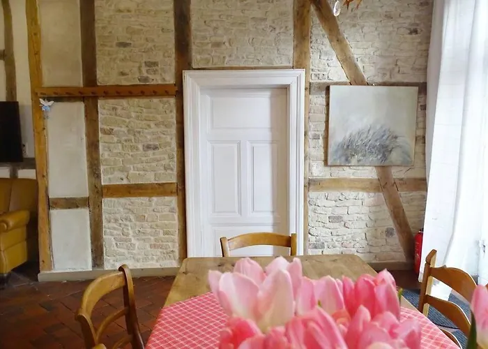Apartment Gästehof Brockum, Altes Bauernhaus, Großer Garten Brockum